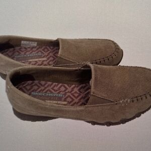 SKECHERS‎ Suede Relaxed Fit Air - Cooled Memory Foam Womens Shoes Sz 8 BX 1